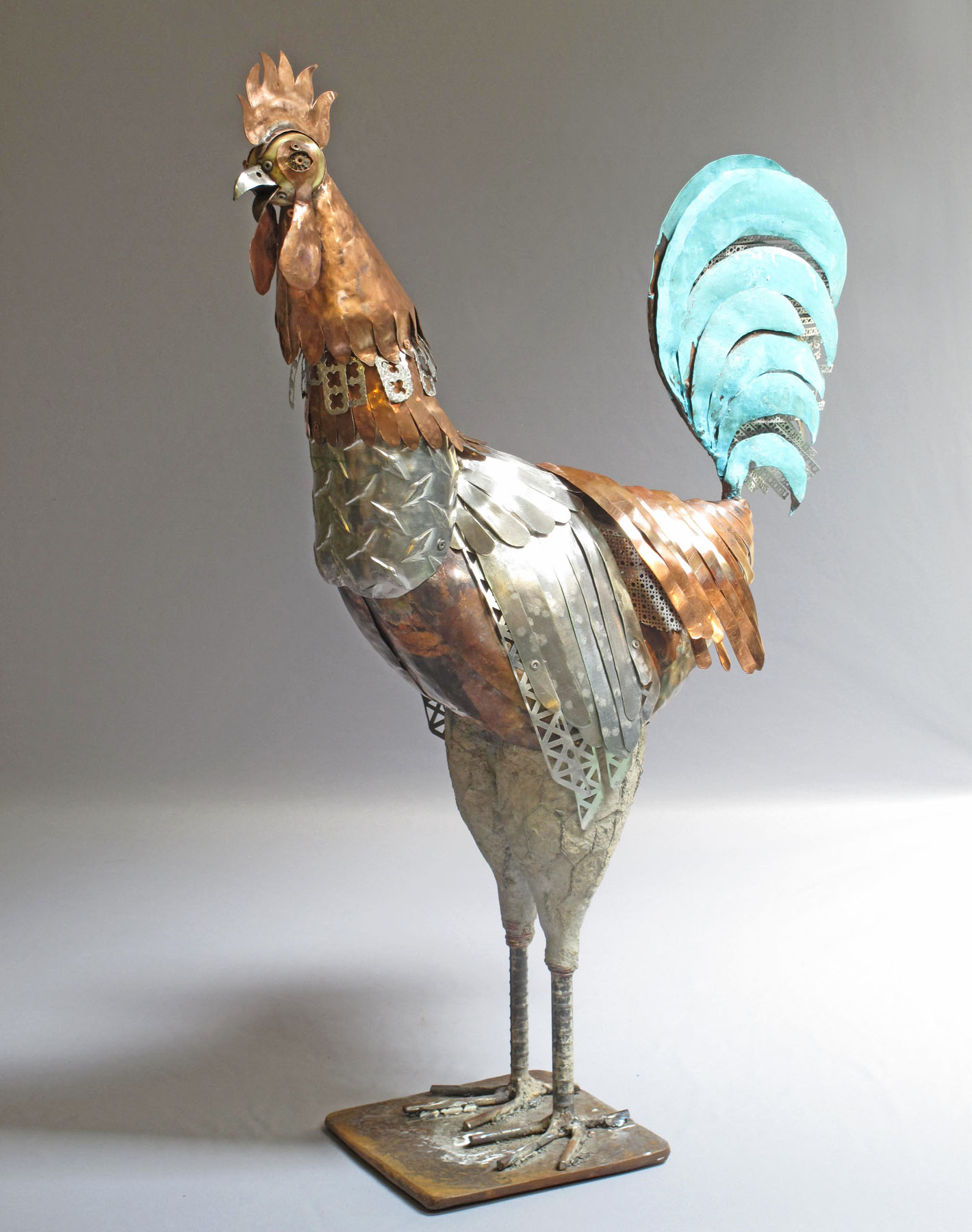 rooster sculpture