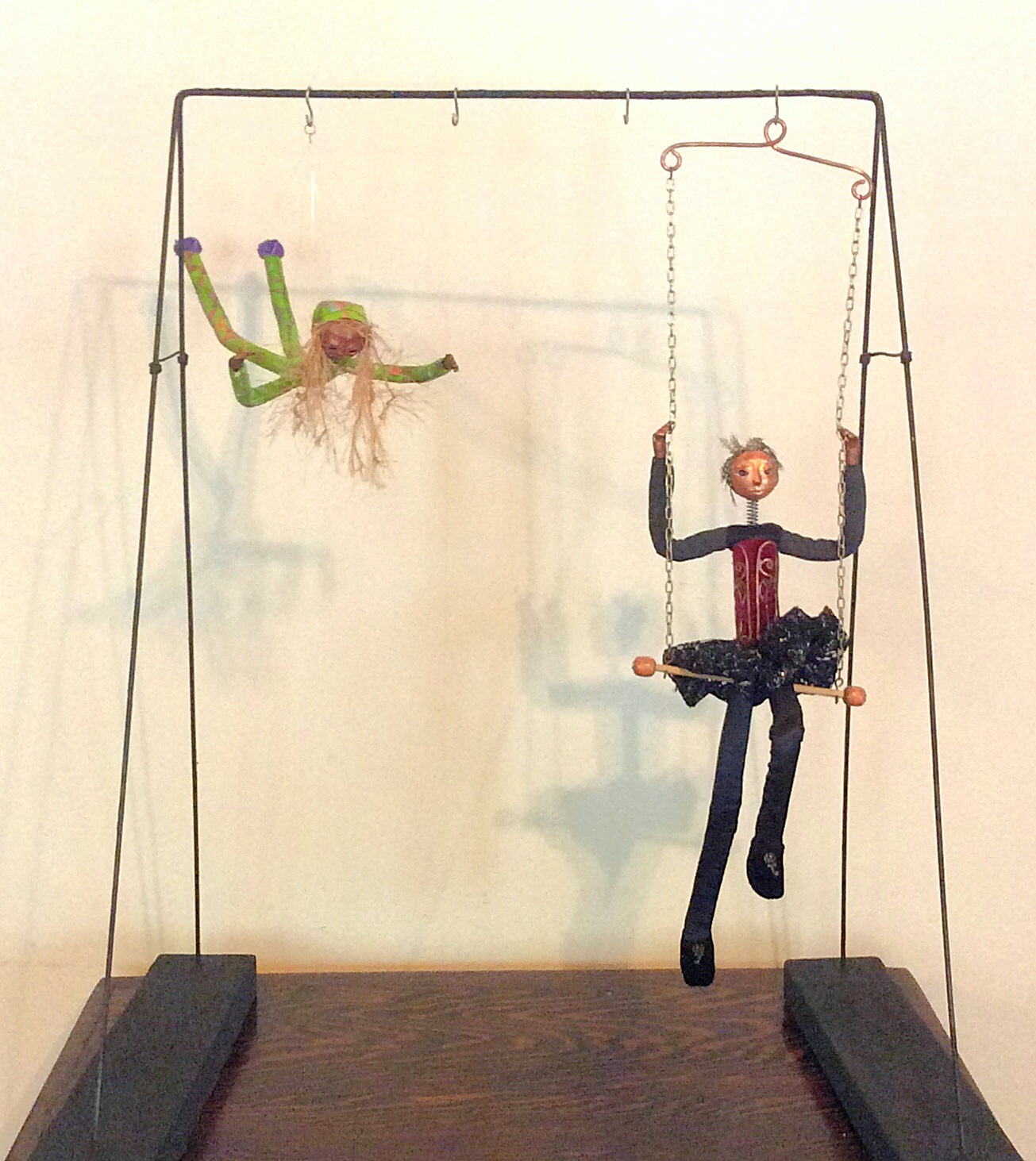 Display stand for hanging dolls