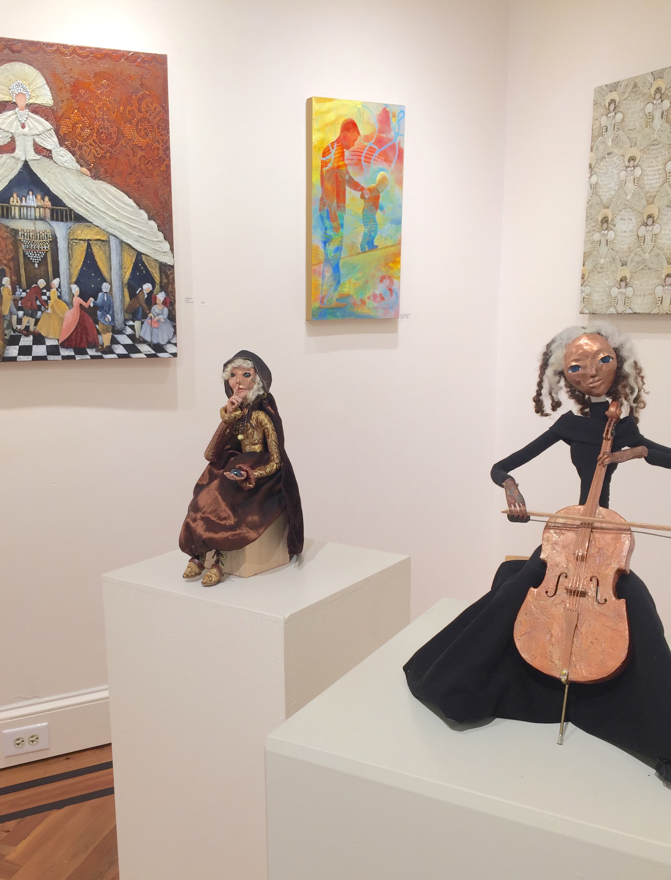 Cello and Secrets art dolls in feature show at HGA
