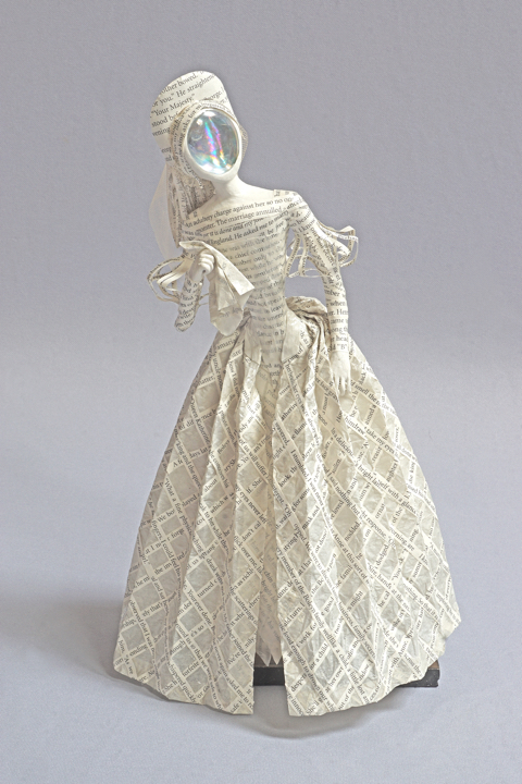 art doll book sculpture titled Boleyn's Ghost