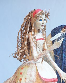Paper Alice II is an Alice in Wonderland inspired art doll