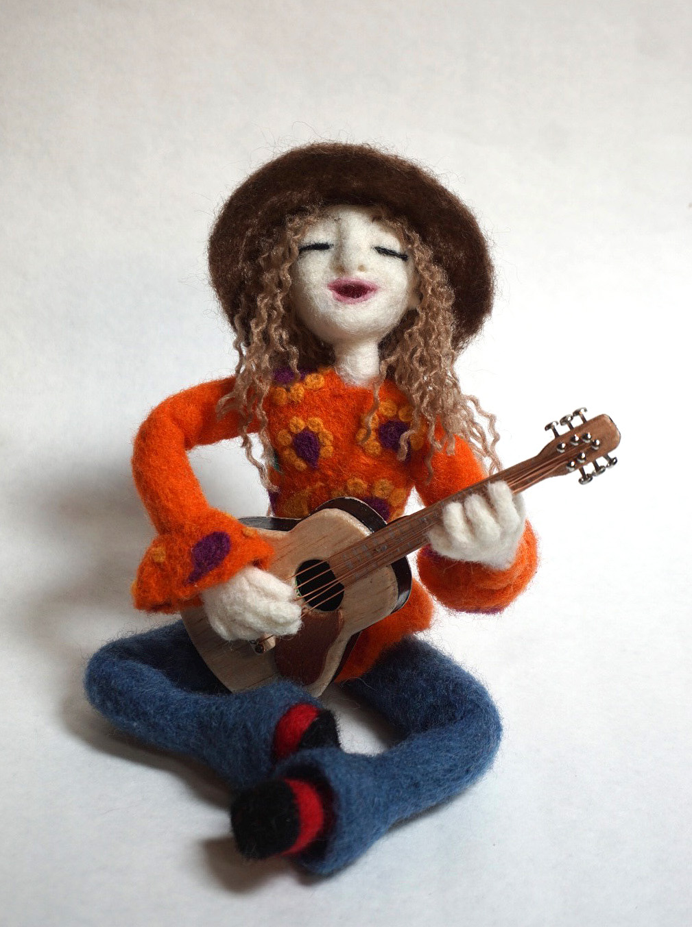 Protest Songs art doll