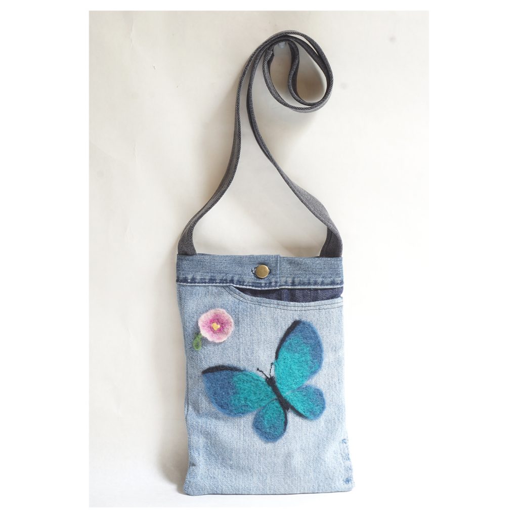 Blue Butterfly Bag