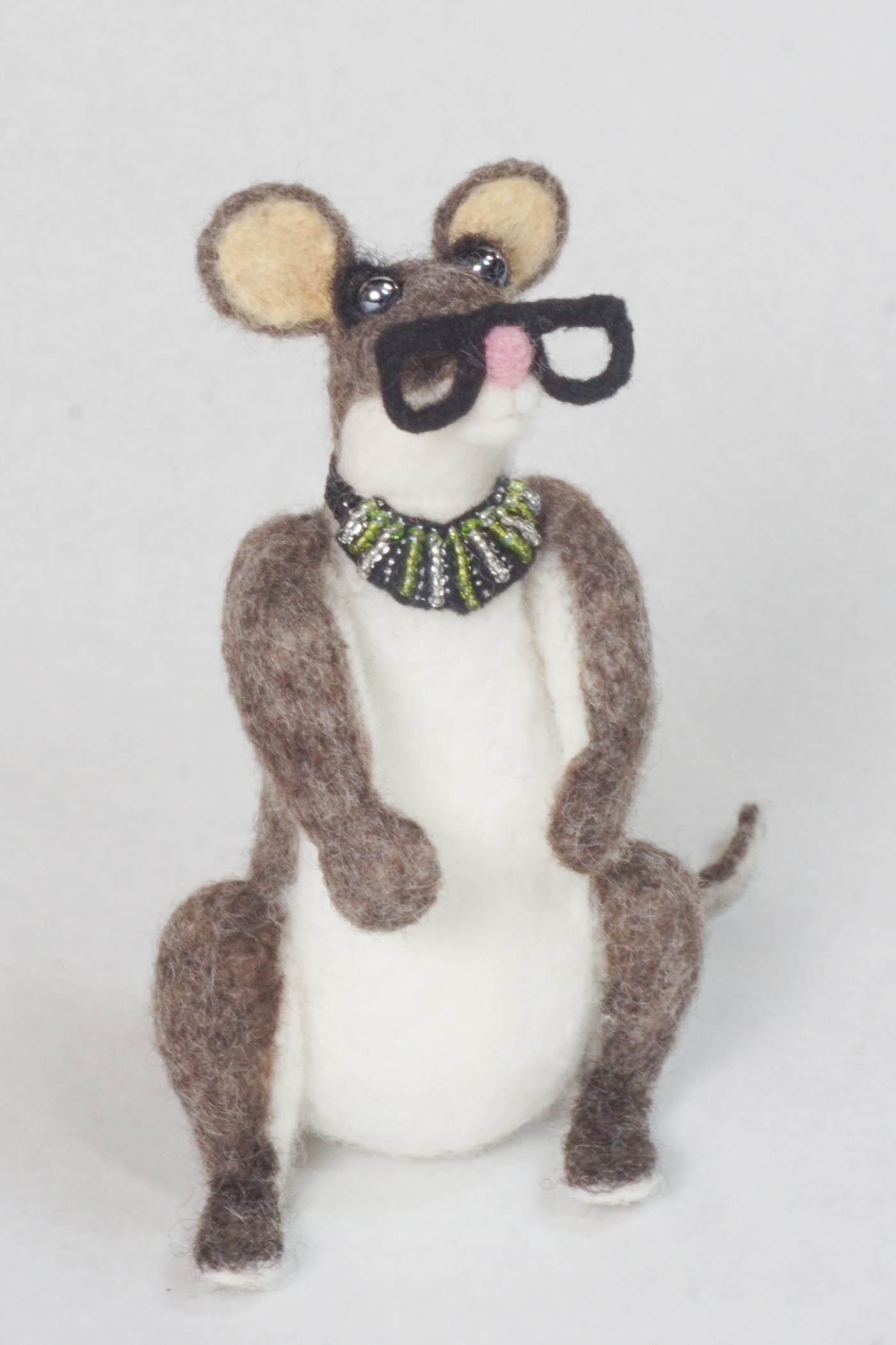 sculpture of an anthropomorphic mouse RBG,